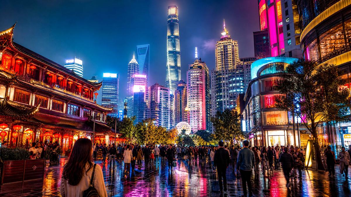 蜜桃传媒·上海夜景旅行视频
